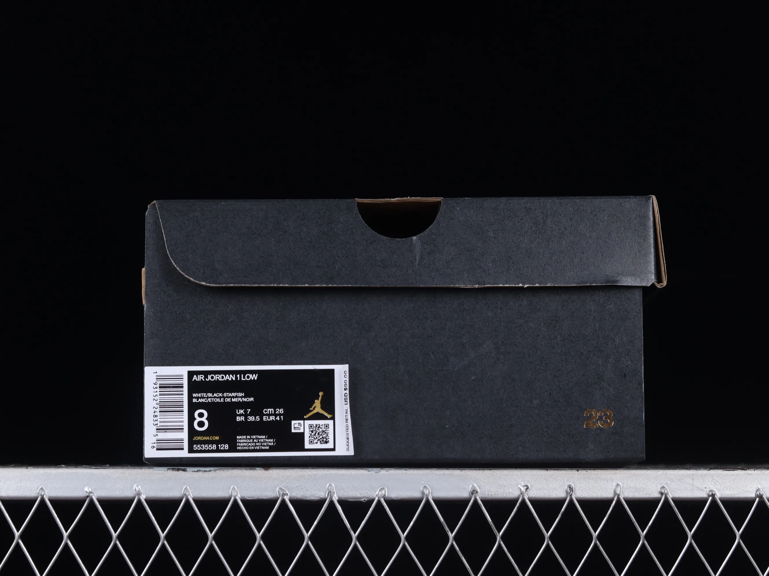 All categories Air Jordan Jordan series basketball shoes Air Jordan 1 Low G version pure original Air Jordan 1 Low AJ1 Joe 1 black and orange smashed backboard low-top cultural and leisure sports sneakers 553558-128